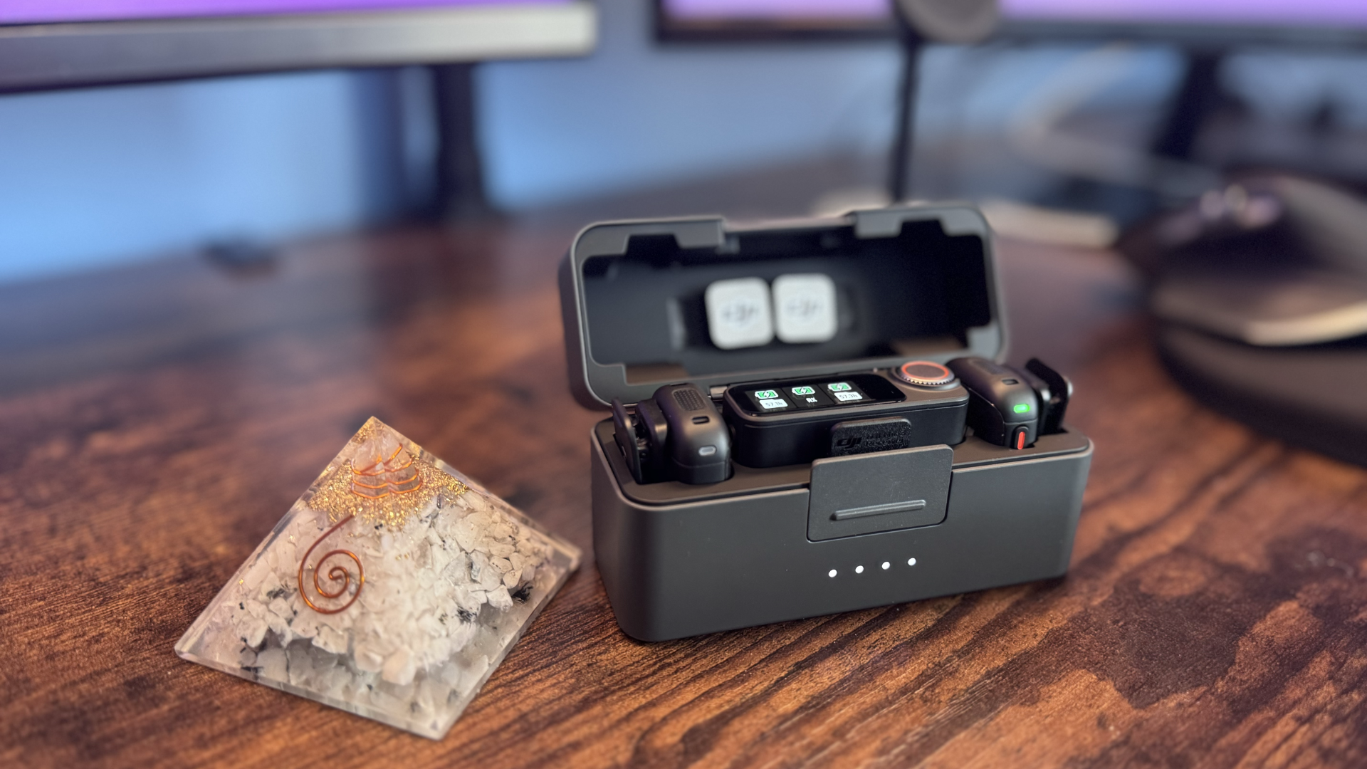 DJI Mic 3 (2 TX + 1 RX + Charging Case), Wireless Microphone for iPhone/Camera/Android, Ultralight, Adaptive Gain Control for Balanced Volume, Dual Band Anti-Interference, 28hrs Use, Vlog